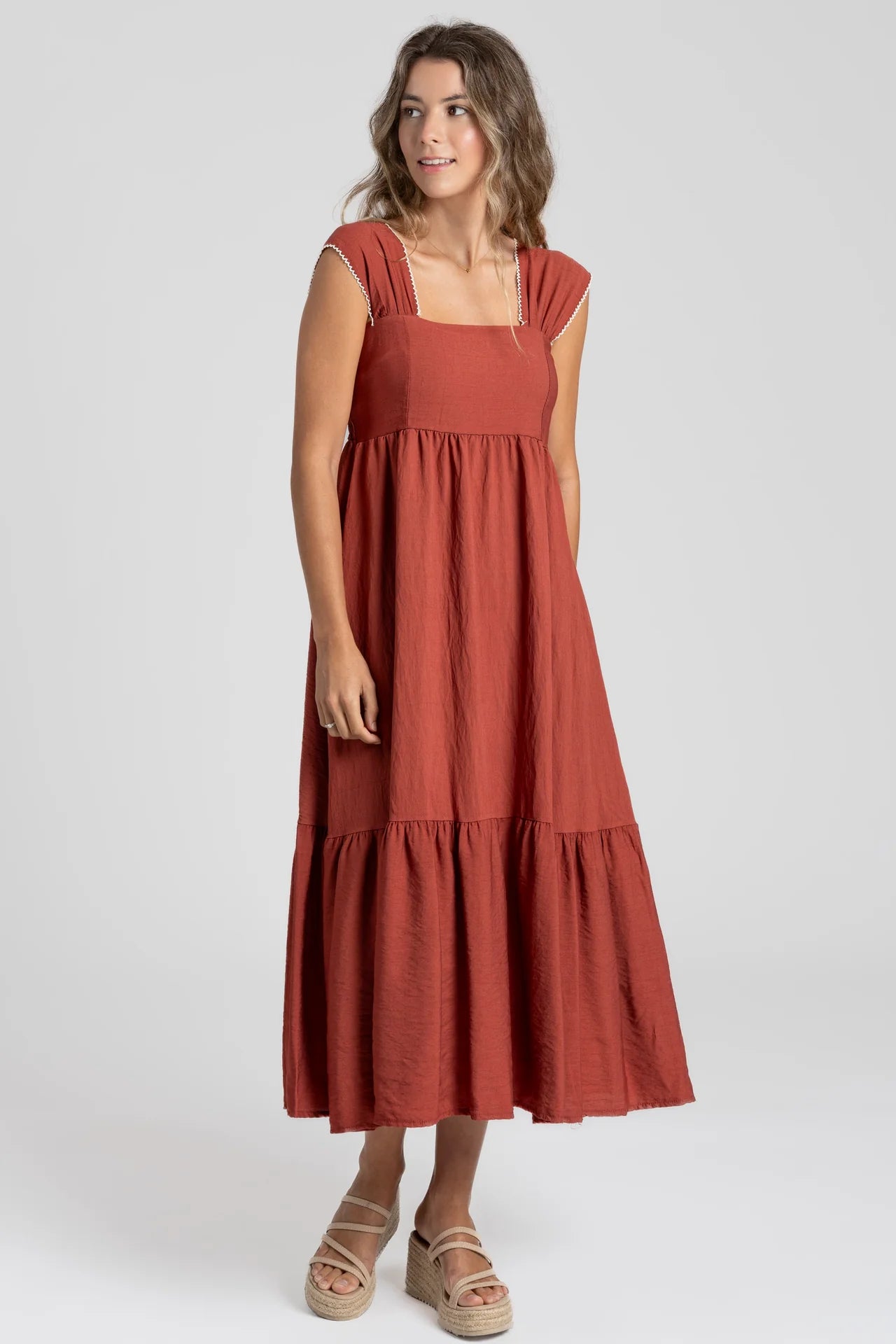 VESTIDO COPA CABANA TEJA