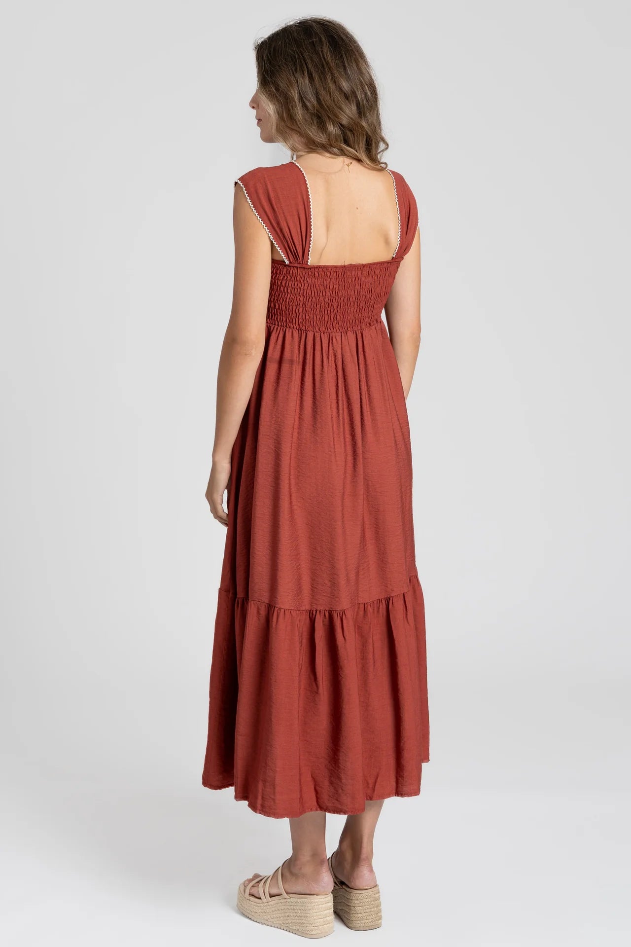 VESTIDO COPA CABANA TEJA