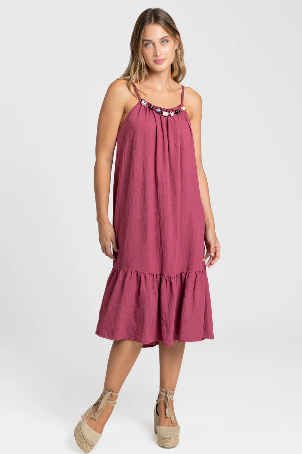 VESTIDO LILY BURGUNDY