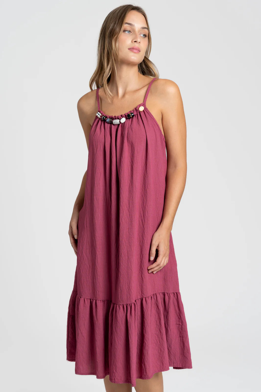VESTIDO LILY BURGUNDY