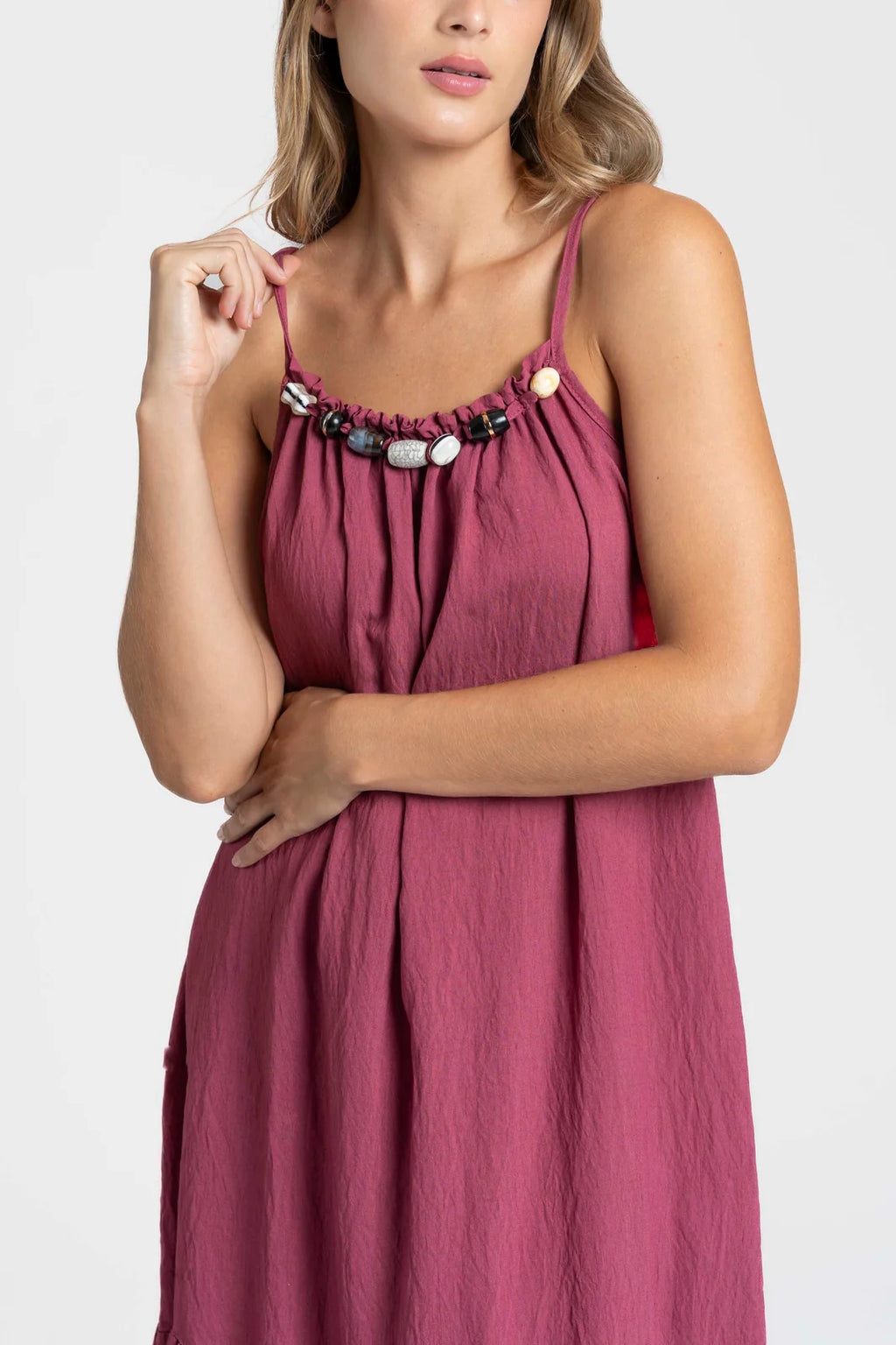 VESTIDO LILY BURGUNDY
