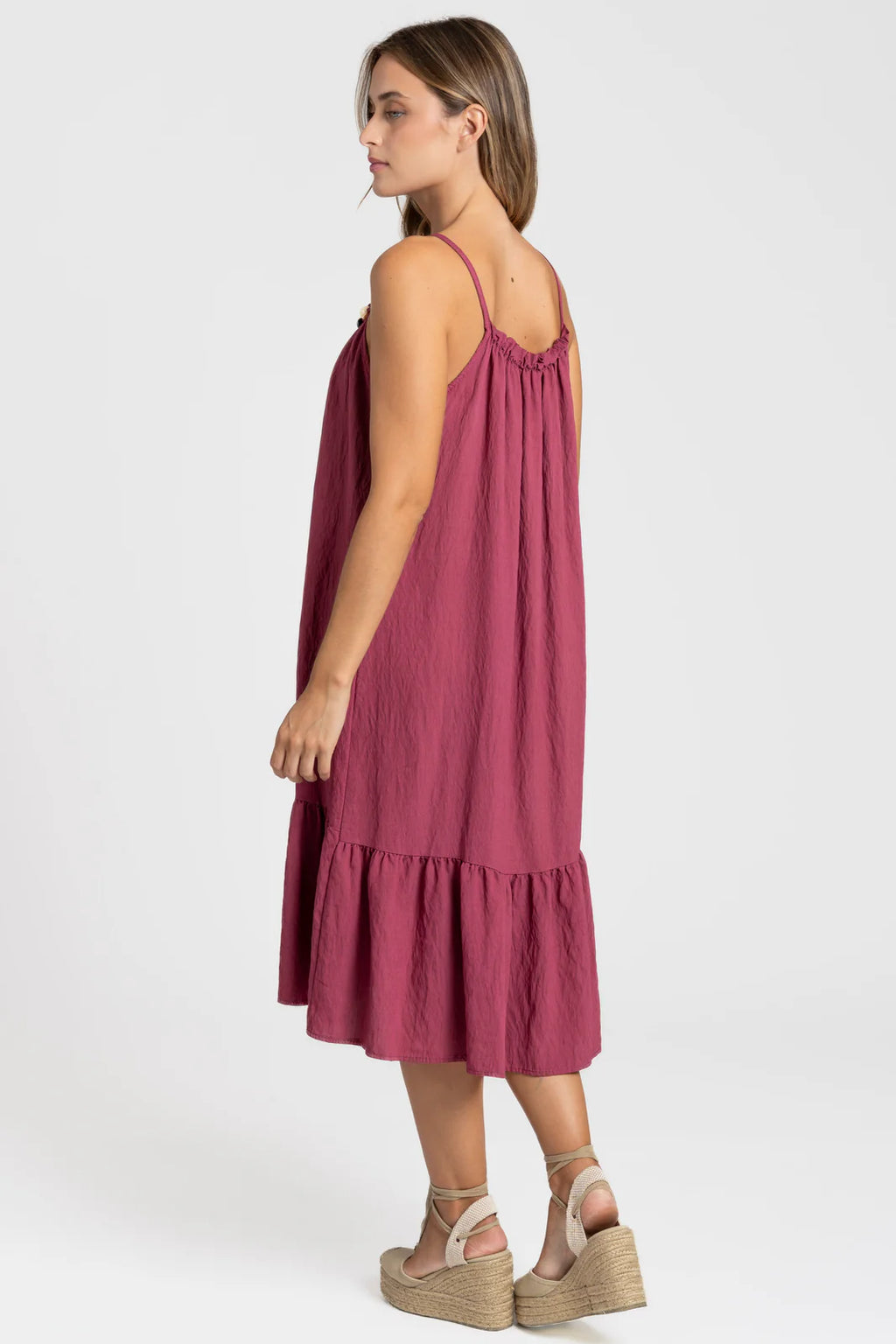 VESTIDO LILY BURGUNDY