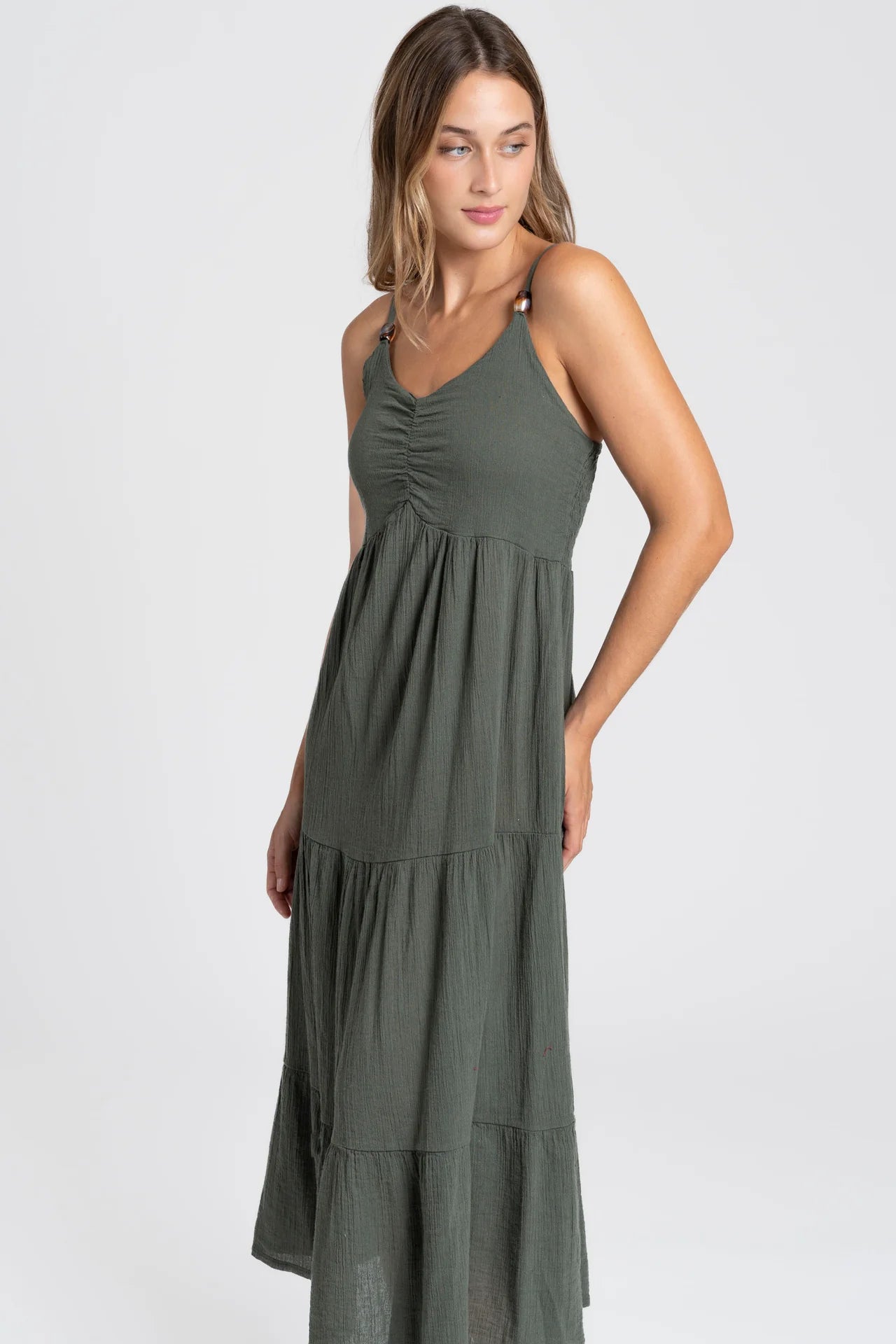 VESTIDO VERDE MILITAR