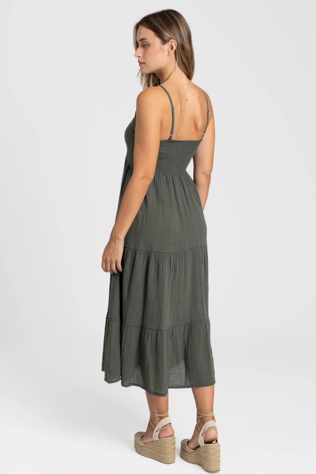 VESTIDO VERDE MILITAR