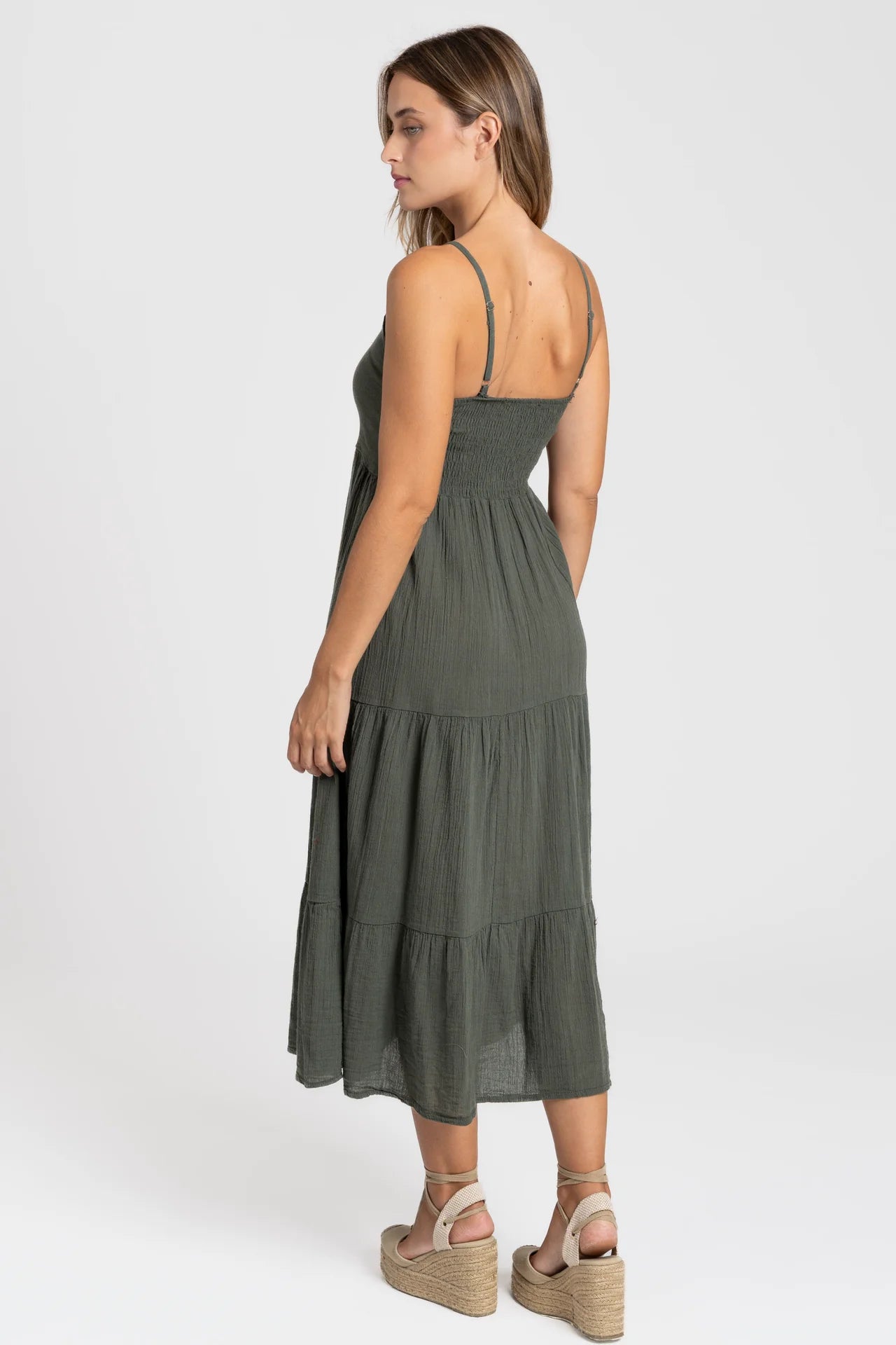 VESTIDO VERDE MILITAR