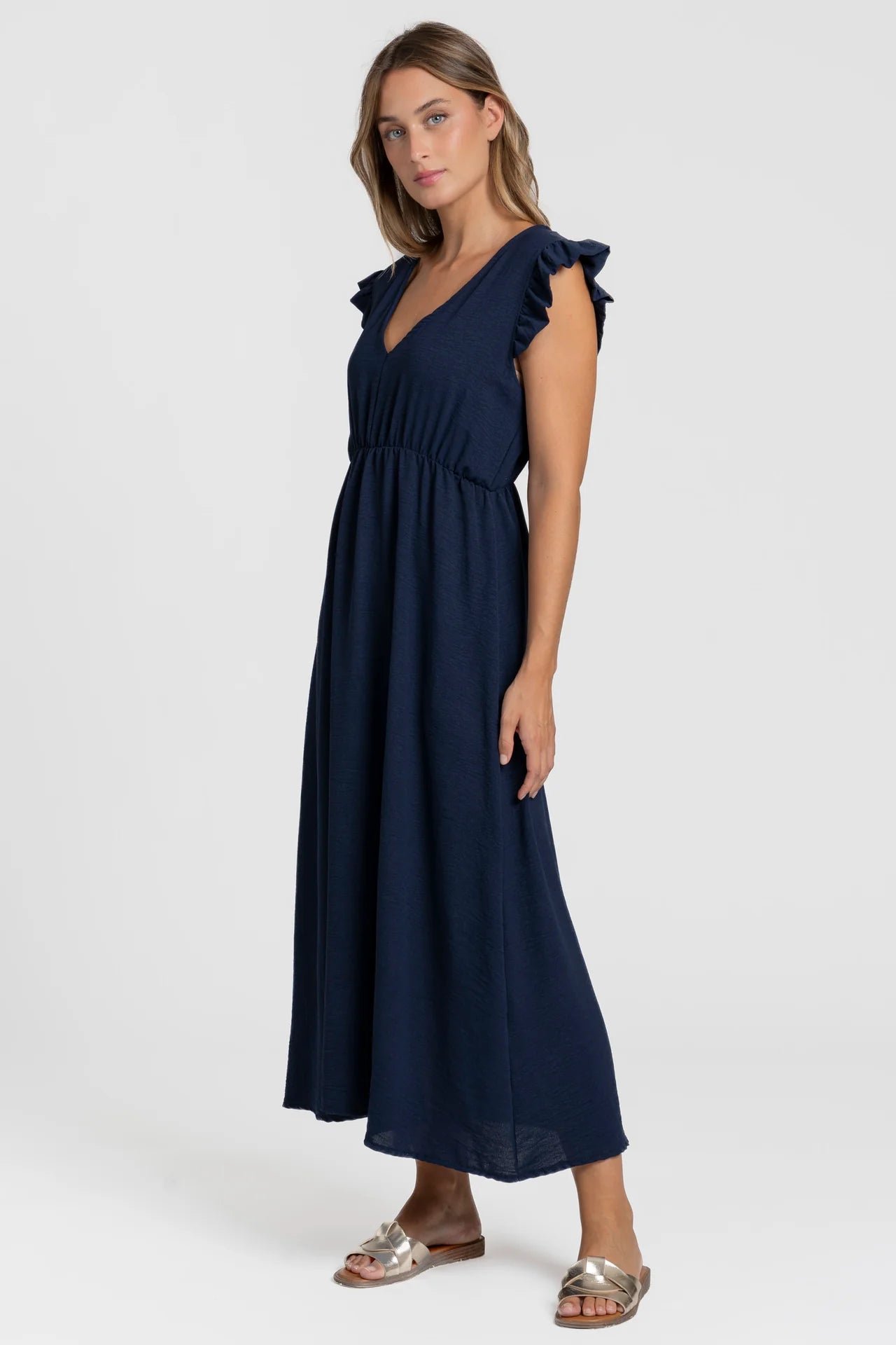 VESTIDO RESTAU AZUL MARINO