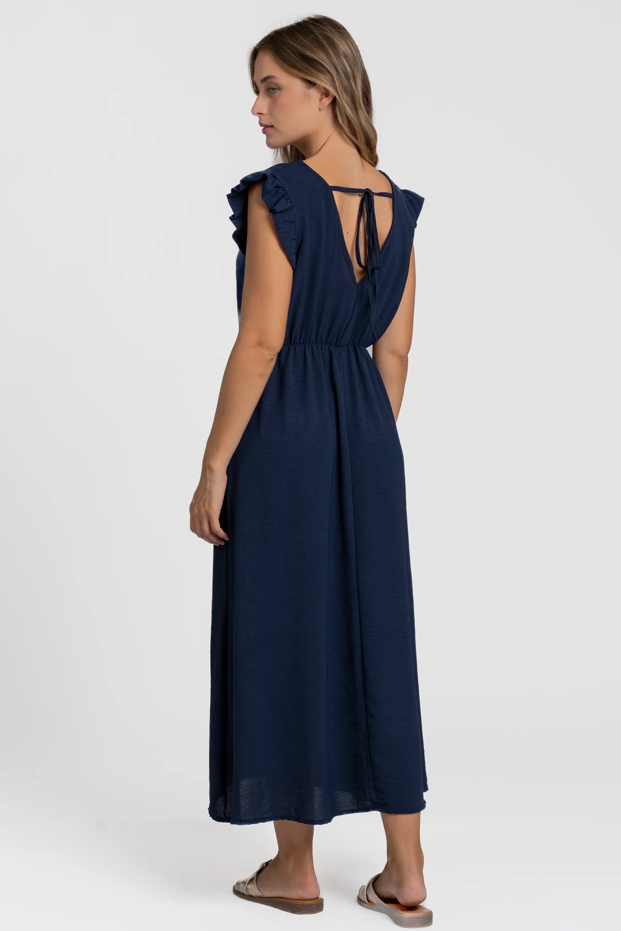 VESTIDO RESTAU AZUL MARINO