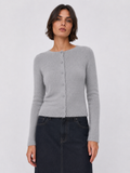 CARDIGAN ALEN LISO GRIS