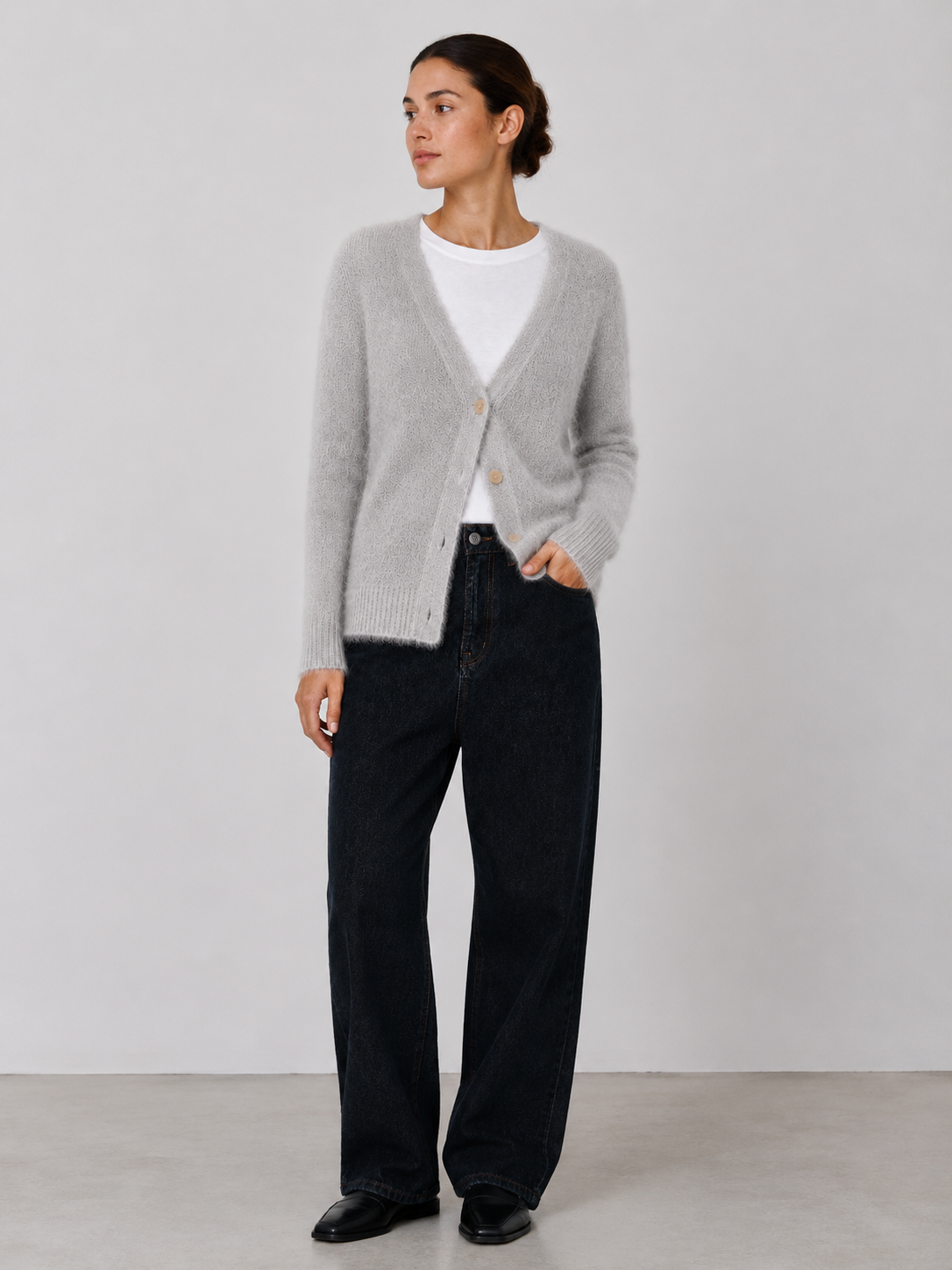 CHAQUETA VISE LISA GRIS